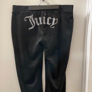 Brand NWT juicy couture bling velvet track suit pants